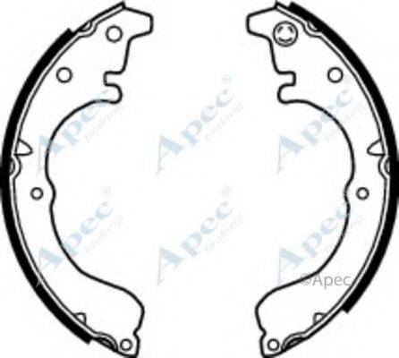 APEC BRAKING SHU525 Гальмівні колодки