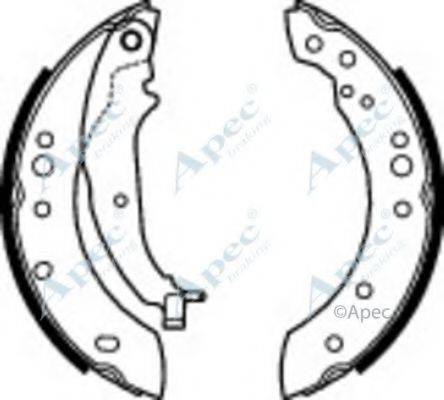 APEC BRAKING SHU749 Гальмівні колодки