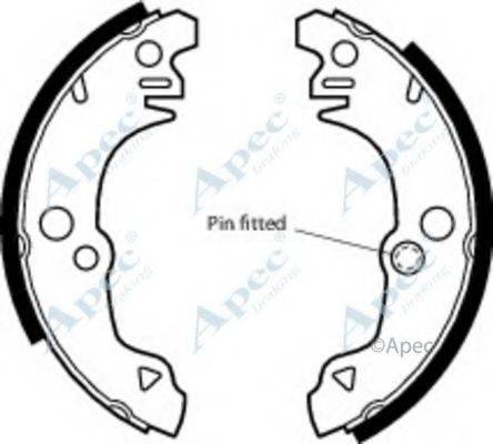 APEC BRAKING SHU85 Гальмівні колодки