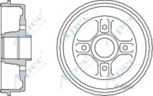 APEC BRAKING DRM9923 Гальмівний барабан