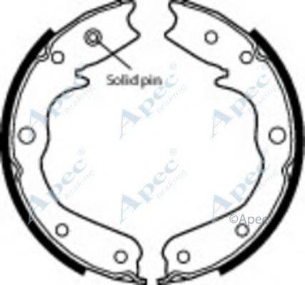 APEC BRAKING SHU676 Гальмівні колодки