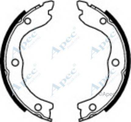 APEC BRAKING SHU678 Гальмівні колодки