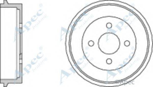 APEC BRAKING DRM9114 Гальмівний барабан