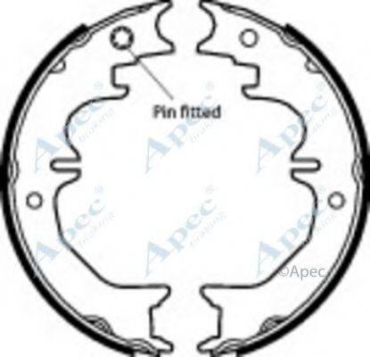 APEC BRAKING SHU710 Гальмівні колодки
