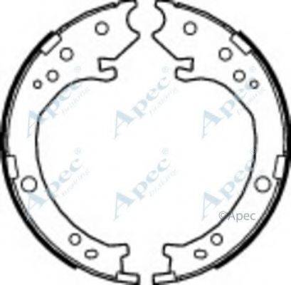 APEC BRAKING SHU741 Гальмівні колодки