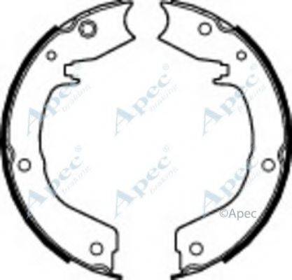 APEC BRAKING SHU748 Гальмівні колодки