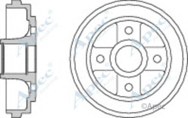 APEC BRAKING DRM9934 Гальмівний барабан