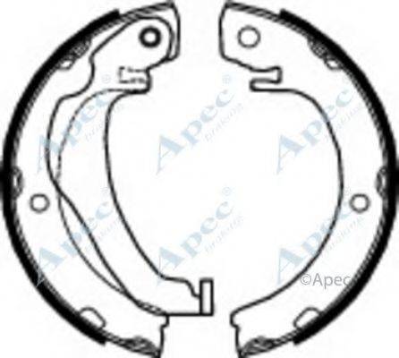 APEC BRAKING SHU778 Гальмівні колодки