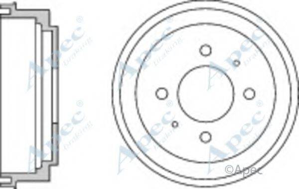 APEC BRAKING DRM9946 Гальмівний барабан