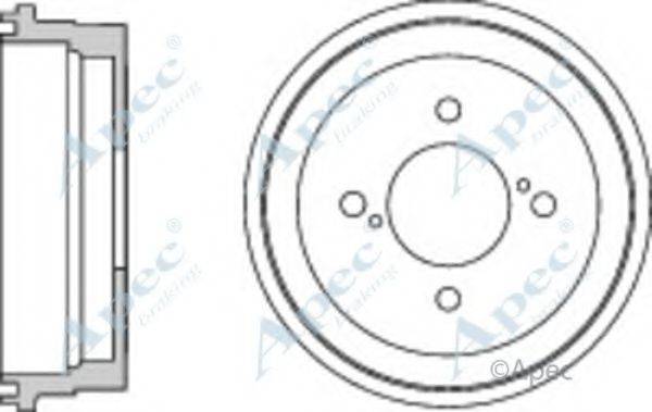 APEC BRAKING DRM9965 Гальмівний барабан