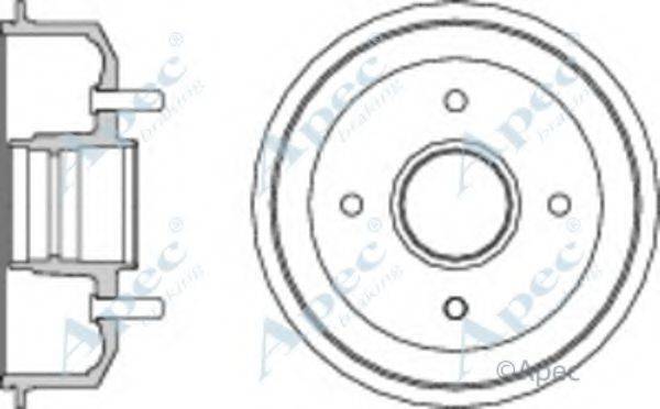 APEC BRAKING DRM9145 Гальмівний барабан