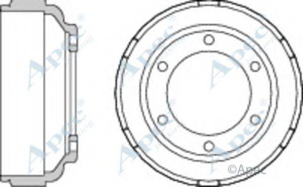 APEC BRAKING DRM9920 Гальмівний барабан