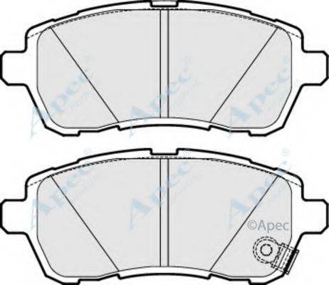 APEC BRAKING PAD1626 Комплект гальмівних колодок, дискове гальмо