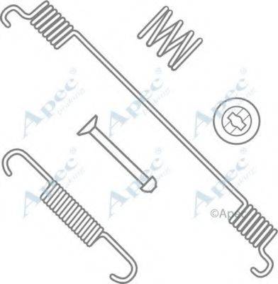 APEC BRAKING KIT2021 Комплектуючі, гальмівна колодка