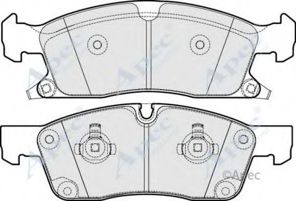 APEC BRAKING PAD1770 Комплект гальмівних колодок, дискове гальмо