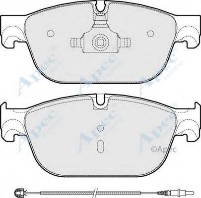 APEC BRAKING PAD1809 Комплект гальмівних колодок, дискове гальмо