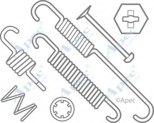 APEC BRAKING KIT630 Комплектуючі, гальмівна колодка