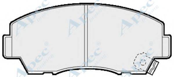 APEC BRAKING PAD501 Комплект гальмівних колодок, дискове гальмо