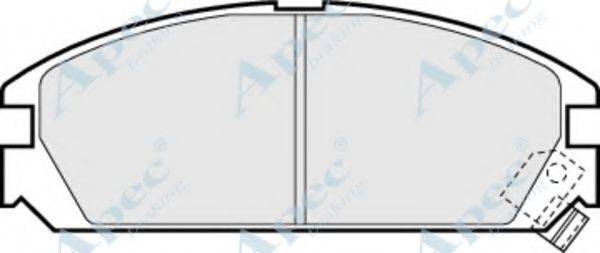 APEC BRAKING PAD502 Комплект гальмівних колодок, дискове гальмо