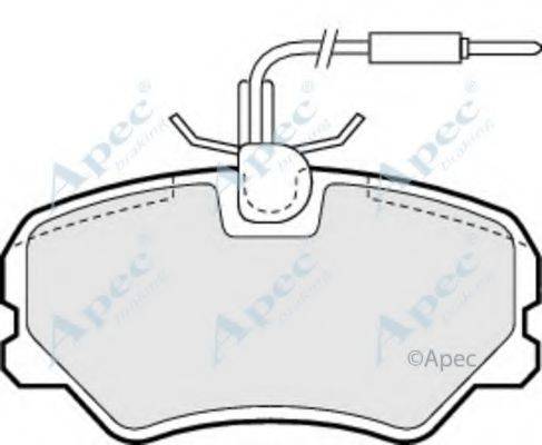 APEC BRAKING PAD546 Комплект гальмівних колодок, дискове гальмо