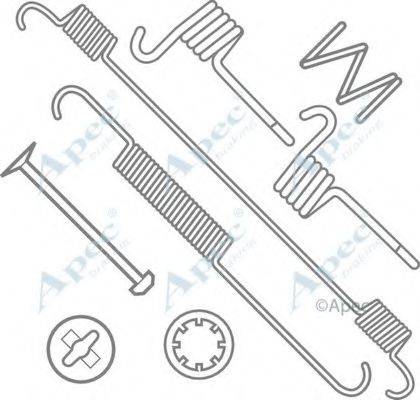 APEC BRAKING KIT715 Комплектуючі, гальмівна колодка