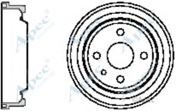 APEC BRAKING DRM9126 Гальмівний барабан