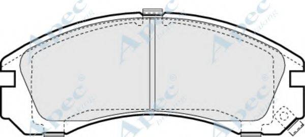 APEC BRAKING PAD781 Комплект гальмівних колодок, дискове гальмо