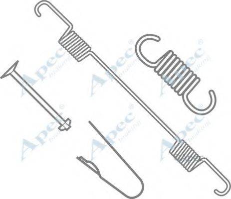 APEC BRAKING KIT720 Комплектуючі, гальмівна колодка