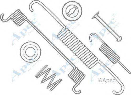 APEC BRAKING KIT724 Комплектуючі, гальмівна колодка