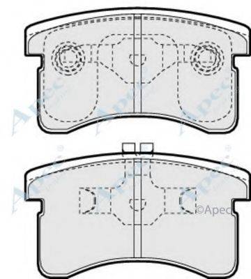 APEC BRAKING PAD950 Комплект гальмівних колодок, дискове гальмо