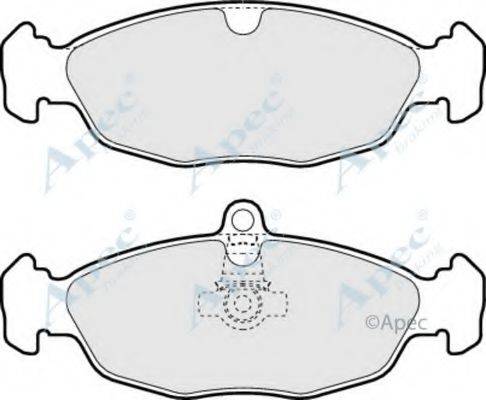 APEC BRAKING PAD982 Комплект гальмівних колодок, дискове гальмо