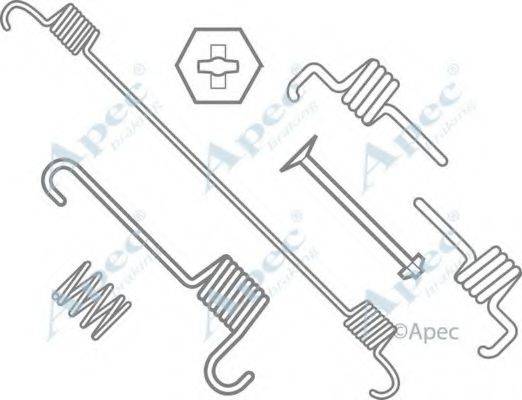 APEC BRAKING KIT748 Комплектуючі, гальмівна колодка