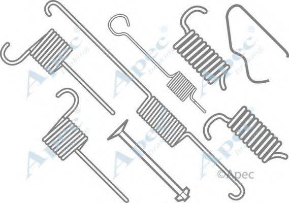 APEC BRAKING KIT755 Комплектуючі, гальмівна колодка