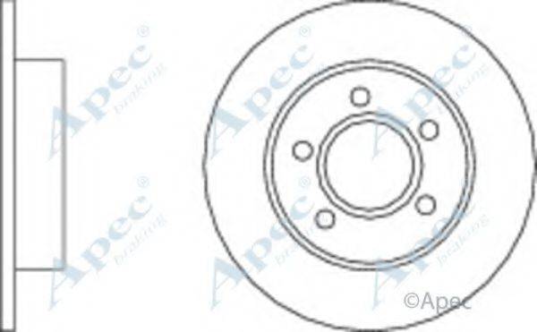 APEC BRAKING DSK223 гальмівний диск