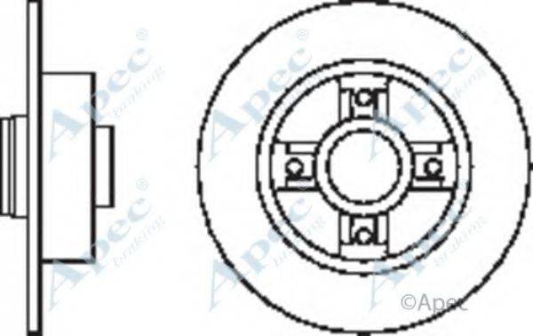 APEC BRAKING DSK2235 гальмівний диск