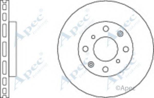 APEC BRAKING DSK2292 гальмівний диск