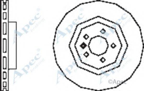 APEC BRAKING DSK2498 гальмівний диск