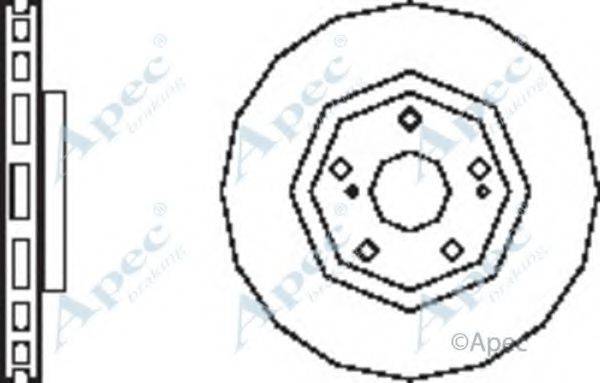 APEC BRAKING DSK2514 гальмівний диск