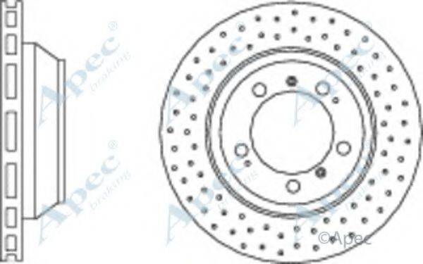 APEC BRAKING DSK2530 гальмівний диск