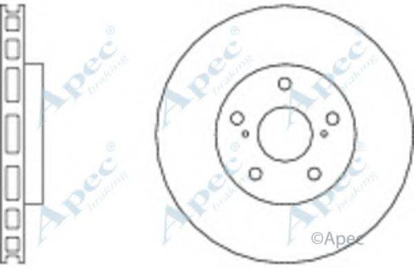 APEC BRAKING DSK2559 гальмівний диск