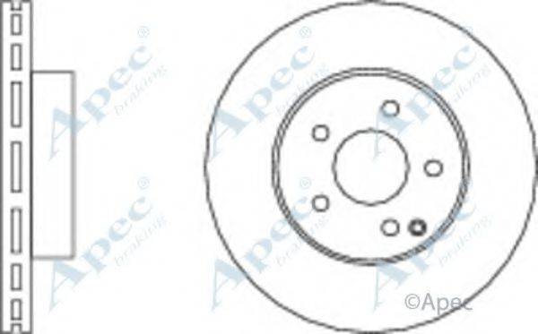 APEC BRAKING DSK2589 гальмівний диск