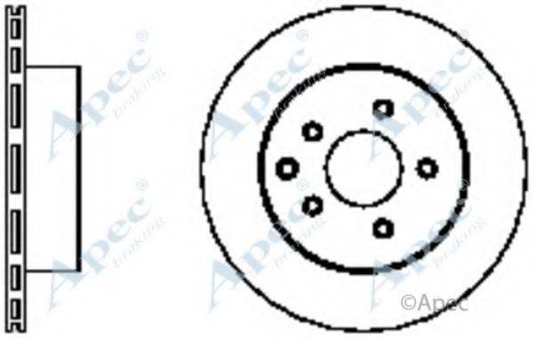 APEC BRAKING DSK2330 гальмівний диск