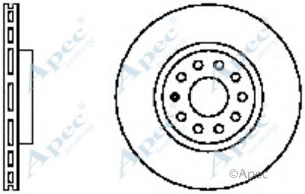 APEC BRAKING DSK2338 гальмівний диск