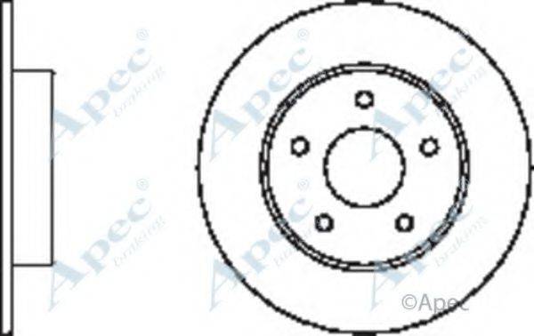 APEC BRAKING DSK2360 гальмівний диск