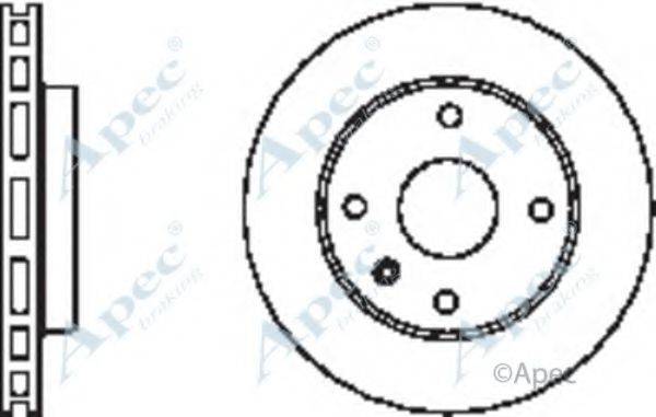 APEC BRAKING DSK2364 гальмівний диск