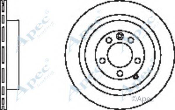 APEC BRAKING DSK2374 гальмівний диск