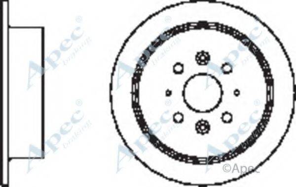 APEC BRAKING DSK2396 гальмівний диск