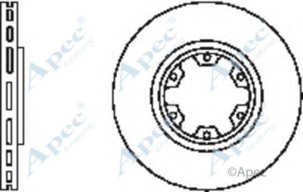 APEC BRAKING DSK2405 гальмівний диск