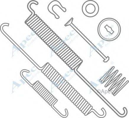 APEC BRAKING KIT806 Комплектуючі, гальмівна колодка