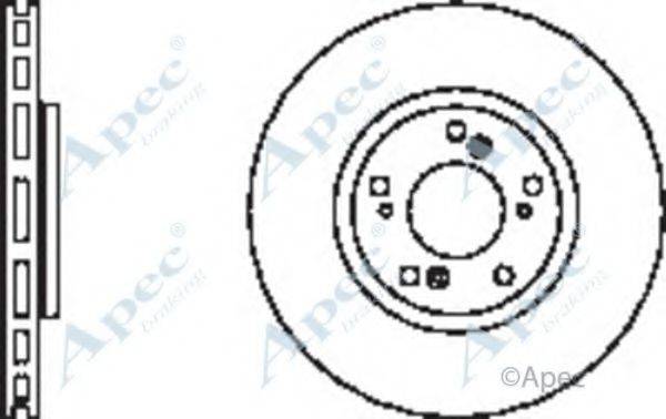 APEC BRAKING DSK2464 гальмівний диск